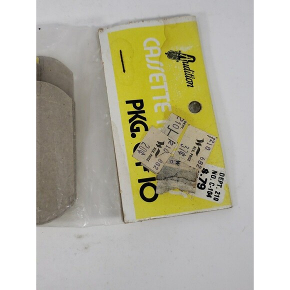 Vintage Magnetic Cassette Tape Mailing Boxes FW Woolworth New Sealed 10 Pack - Picture 9 of 16
